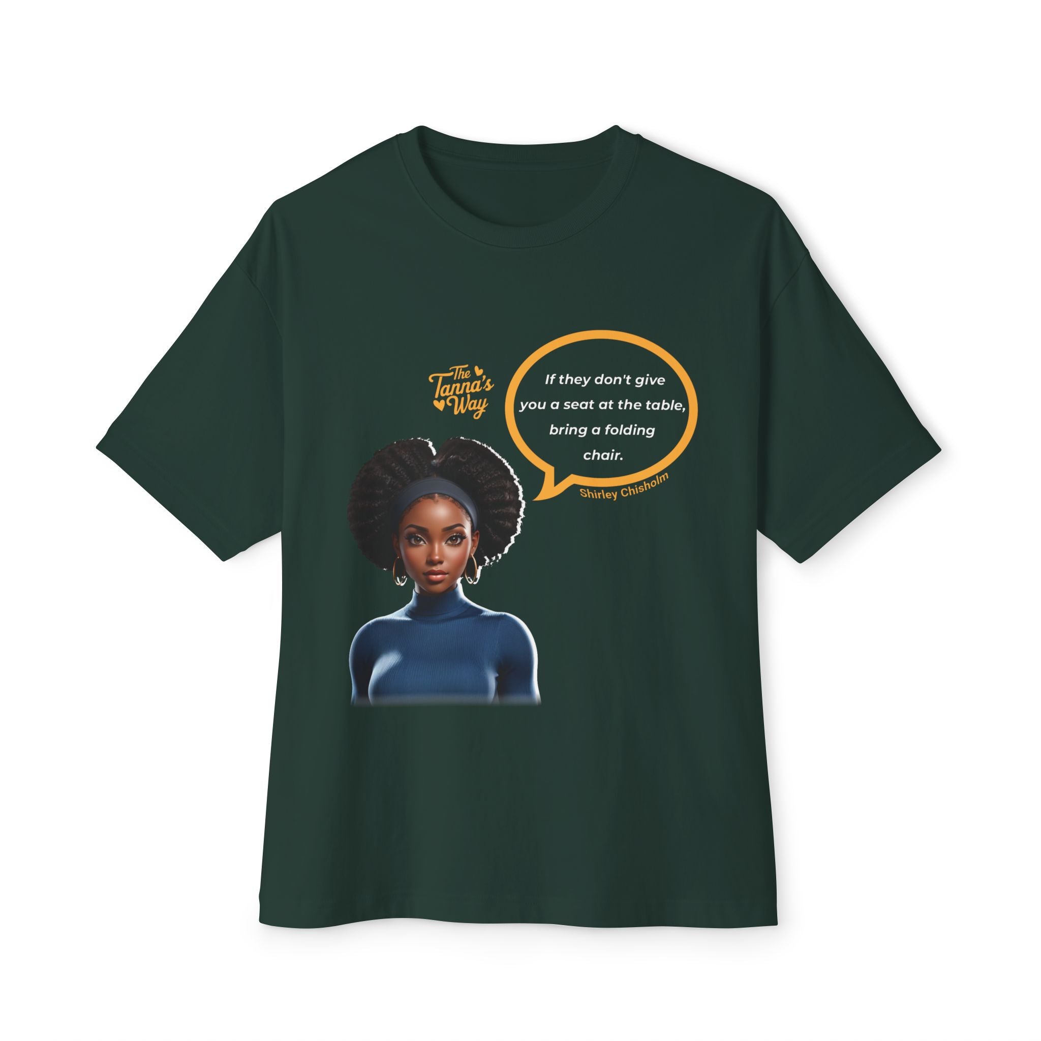 Shirley Chisholm | Unisex Oversized Boxy Tee